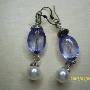 Darling Set Of Sliver, Pearl, Purple Beaded